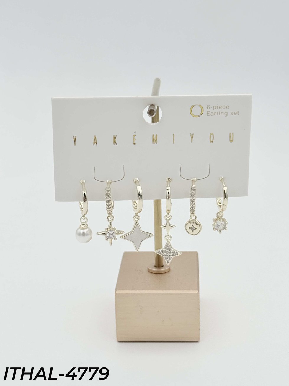 YAKEMIYOU 6'LI Set Küpe // ITHAL-4779ITHAL-4779