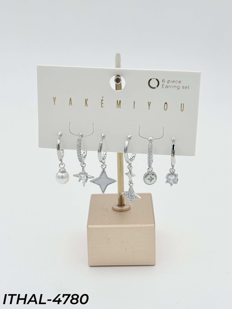 YAKEMIYOU 6'LI Set Küpe // ITHAL-4780ITHAL-4780