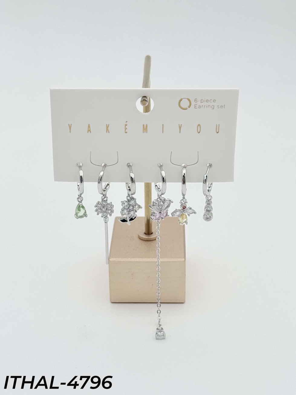YAKEMIYOU 6'LI Set Küpe // ITHAL-4796ITHAL-4796