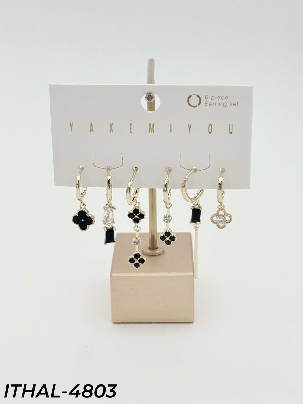 YAKEMIYOU 6'LI Set Küpe // ITHAL-4803ITHAL-4803