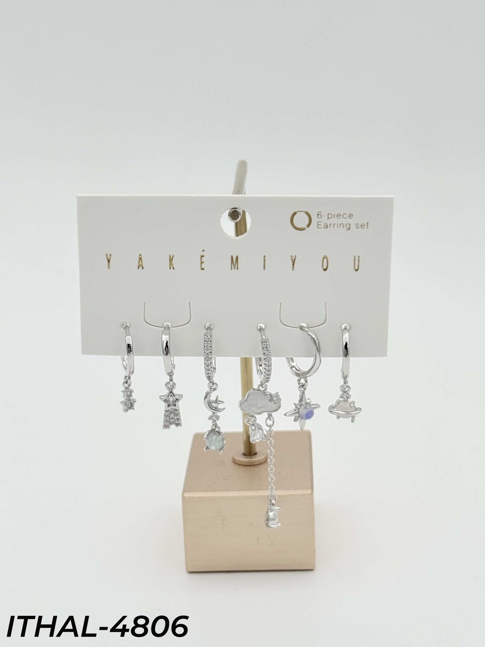 YAKEMIYOU 6'LI Set Küpe // ITHAL-4806ITHAL-4806