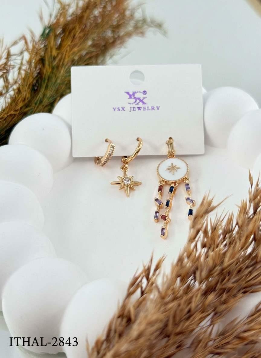 YSX 3'lü Set Küpe // ITHAL-2843.ITHAL-2843