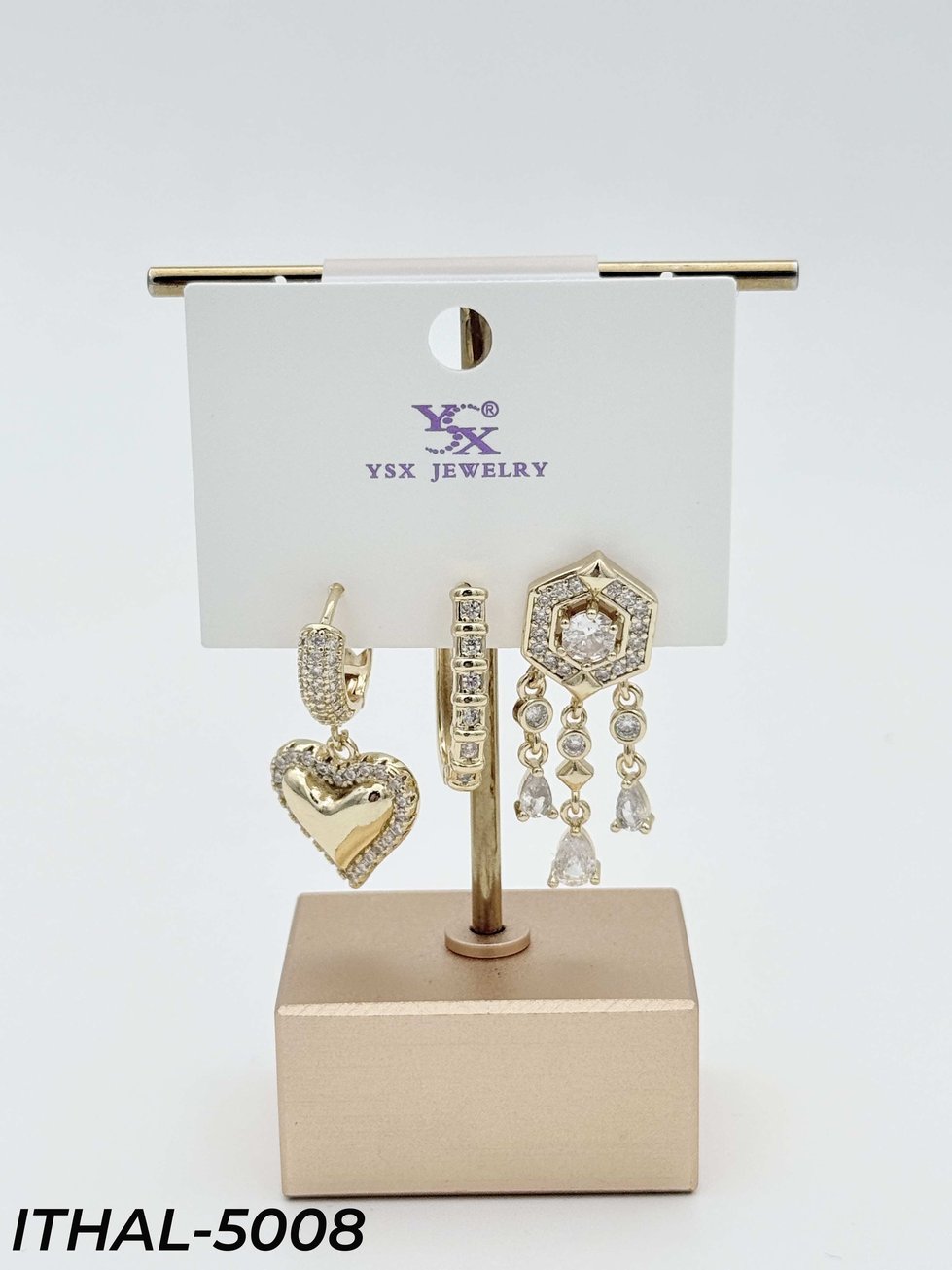 YSX 3'lü Set Küpe // ITHAL-5008ITHAL-5008