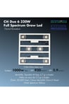 CİTİ 6 DUO 320W Full Spectrum Grow Led Lamba