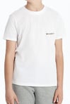 Rakerplus Beyaz %100 Pamuk Unisex Kısa Kollu Çocuk Tişört