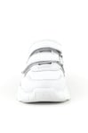 Rakerplus Hakiki Deri Beyaz Yüksek Tabanlı Kız Çocuk Sneakers Ayakkabı