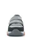 Rakerplus Hakiki Deri Gri Siyah Çocuk Sneakers Spor Ayakkabı