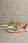 Rakerplus Hakiki Deri Kum Rengi Çocuk Sneakers Spor Ayakkabı