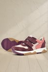 Rakerplus Hakiki Deri Pudra Bordo Çocuk Sneakers Spor Ayakkabı
