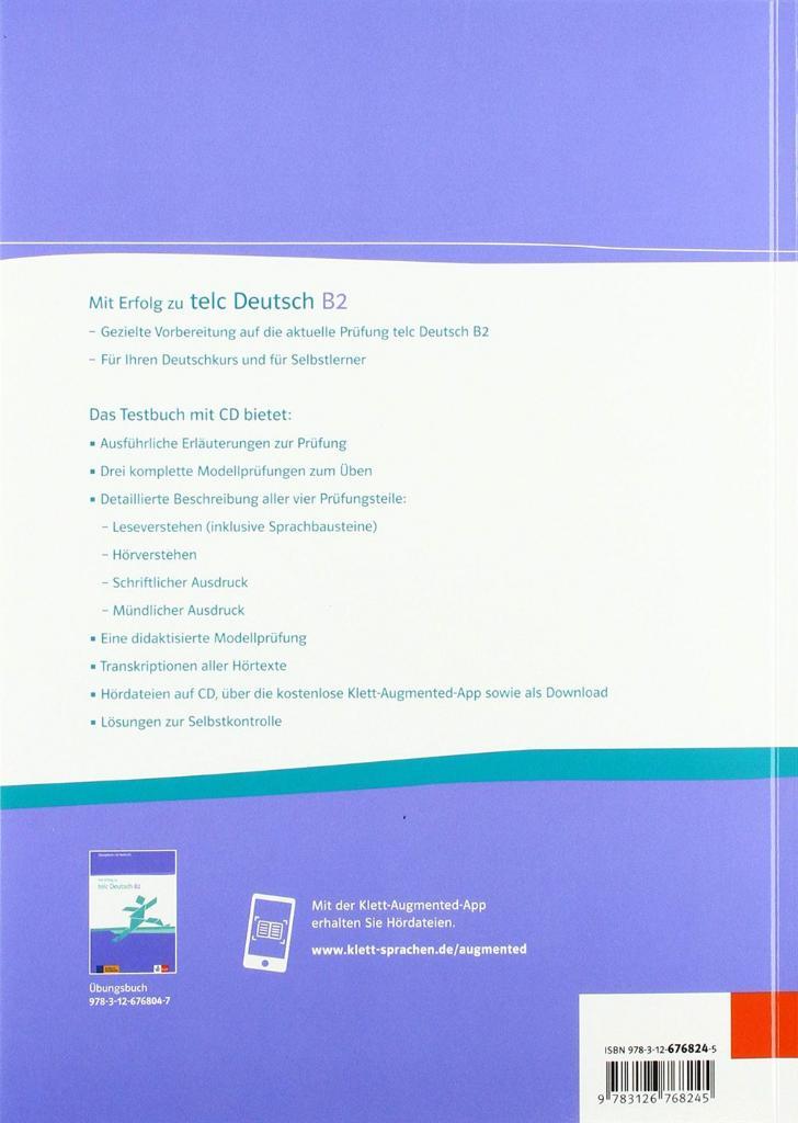 Mit Erfolg zu telc Deutsch B2: Testbuch + Audio - İthal Kitaplar